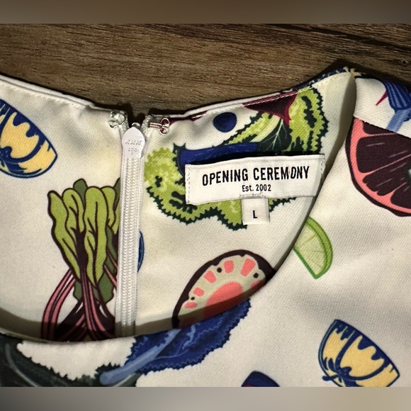 RARE FIND! Opening Ceremony Fruit Face Sleeveless Top in White. Size L - Picture 5 of 13